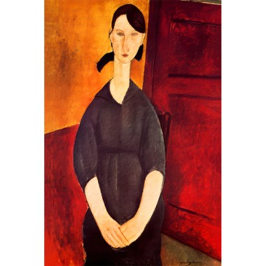 Portret van Paulette Jourdain - Amedeo Modigliani